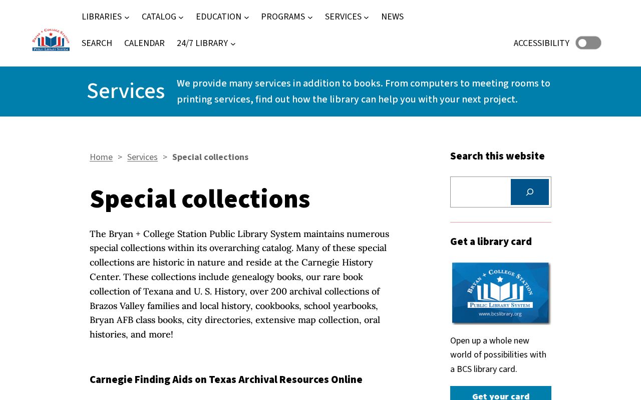 Brazos County city directory Carnegie History Center collections